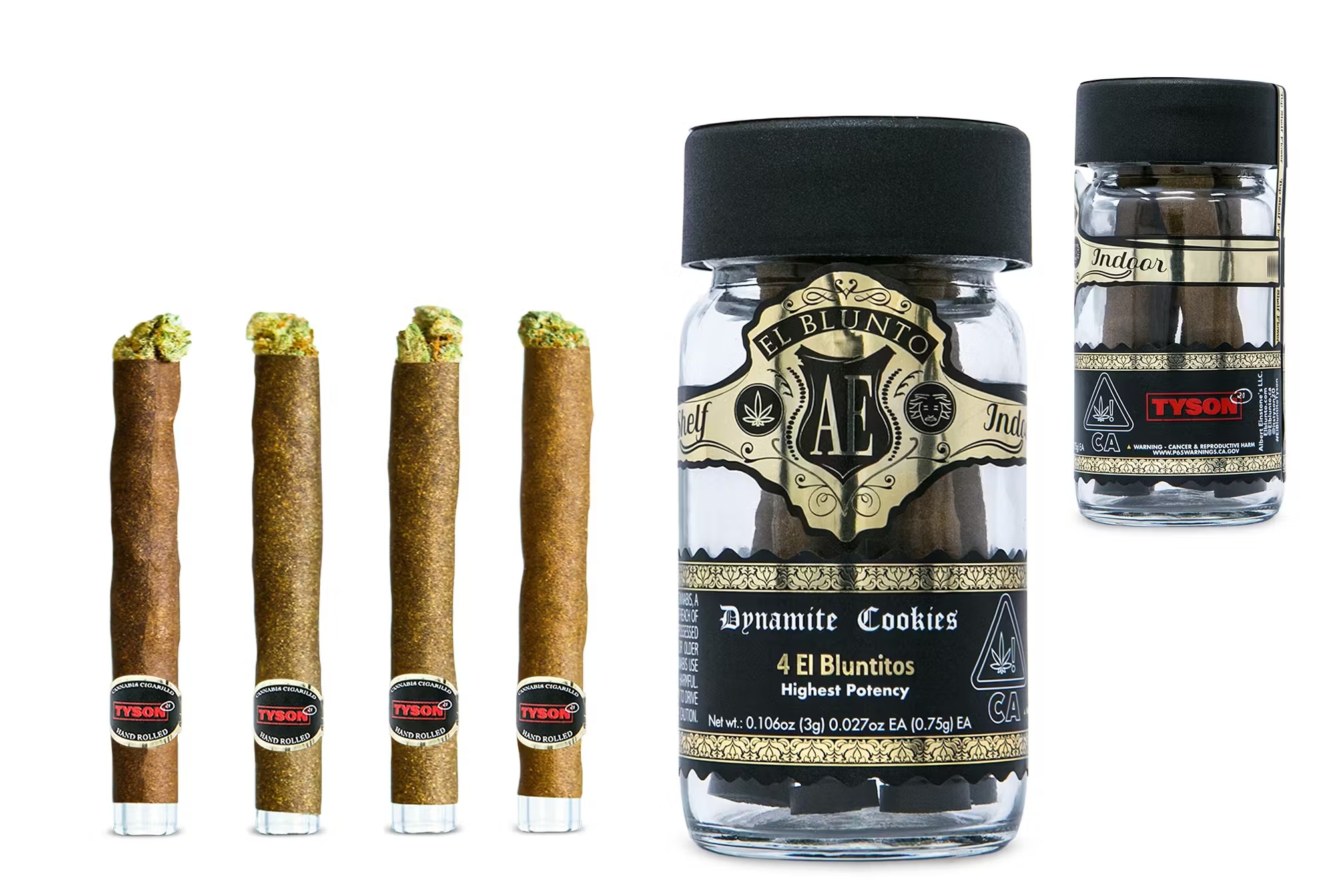 El Bluntito x Josh D - 4-Pack - Dynasty OG - Hash Infused - 4 x .85G